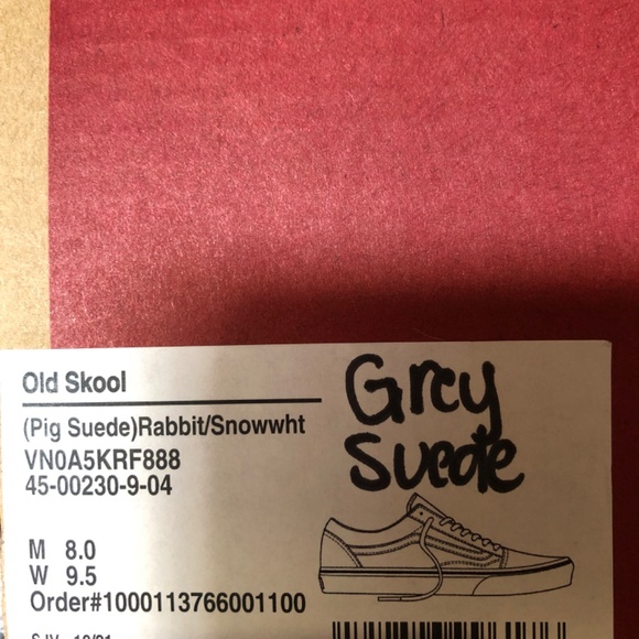 Gray suede vans - Picture 3 of 3